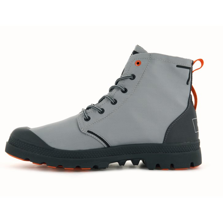 Bottes Palladium Pallafin Recycle Homme Grise | FR DFQ680Y